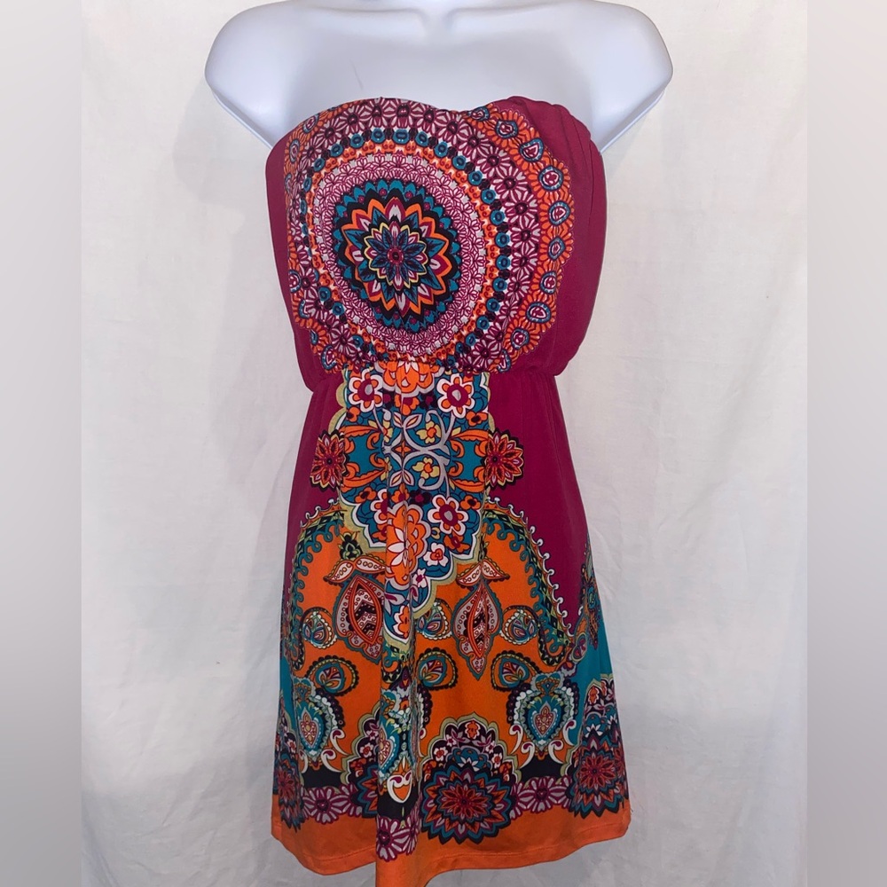 Women’s size Small BONGO strapless dress - also makes a cute swimsuit coverups